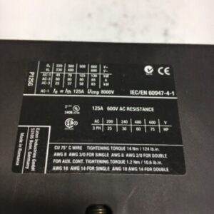 Moeller DIL MP125 Contactor 125A 600V 190-240v coil *Fast Shipping* Warranty! - Image 5