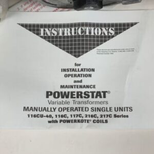 New SUPERIOR ELECTRIC Variable Transformer Powerstat 216CU Warranty Fast Ship! - Image 8