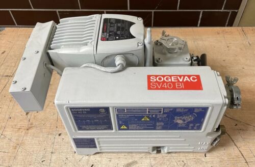 Oerlikon Leybold SOGEVAC SV40 BI Oil Sealed Rotary Vane Vacuum Pump 200-240V Main Image