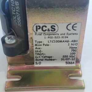 *PREOWNED* PC&S LTC100MAAG-ABH Contactor 1 N/O 220Vdc 220LTC100 + Warranty! - Image 2
