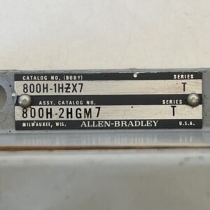*PREOWNED* AB 800H-2HGM7 Double Lever Maintained Hazardous Location Push Button - Image 3