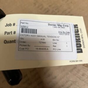 New Dorner Conveyor Drive Assembly 325812 12" Manual Tension 🇺🇸 - Image 9