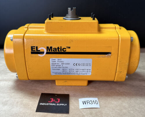 NEW NO BOX- EL-O-Matic F-Series Pneumatic Valve Actuator F0100U Pmax 8Bar/120PSI Main Image