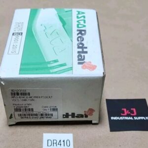*BRAND NEW* Asco 8210G033 Red-Hat Solenoid Valve 3/8" Pipe 110/120V + Warranty! - Image 1
