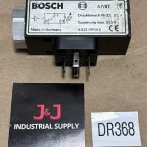 NEW NO BOX- Bosch 0821 100 012 Solenoid Pressure Switch 8Bar / 250v Max WARRANTY - Image 1