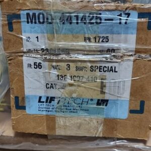 *NEW SURPLUS* Lift Tech 441425-17 Motor 3~Ph 230/460V 1Hp 1725Rpm + Warranty! - Image 3