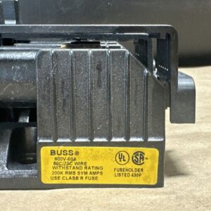 Buss R60060-3CR Fuseholder W/ Fuses & SAMI-5N Fuse Covers 600V-60A || WARRANTY! - Image 3