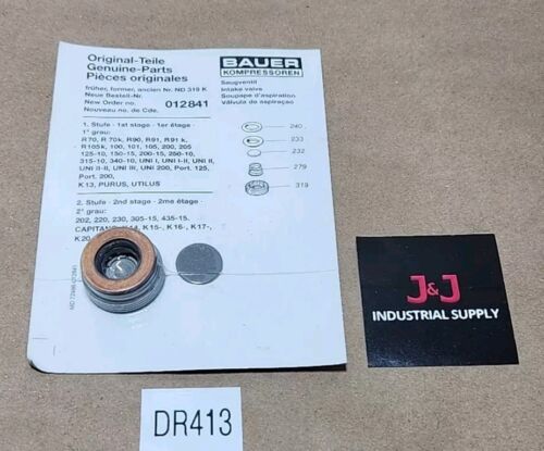 *FACTORY SEALED* Bauer Kompressoren 012841 Suction Safety Valve Kit + Warranty! Main Image