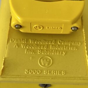 (2)NIB Woodhead Molex 1301370087 Yellow Rubber Super-Safeway Multiple Outlet Box - Image 3