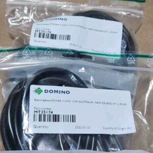 *NEW* [2] Domino MT25174 2.5M Australia/NZ 2P + J ROHS Power Cord + Warranty! - Image 2