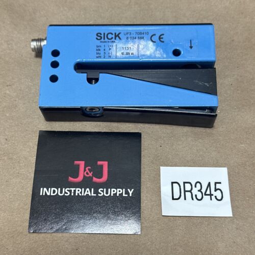 PREOWNED- SICK UF3-70B410 Ultrasonic Fork Sensor 10-30VDC 6-034-888 || WARRANTY! Main Image