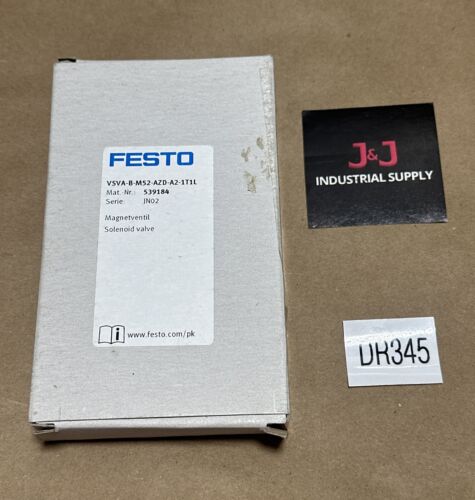 NEW OPEN BOX- FESTO VSVA-B-M52-AZD-A2-1T1L 539184 45-145PSI Solenoid Valve 🇺🇸 Main Image