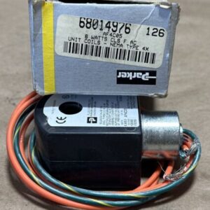 NEW OPEN BOX- Parker Gold Ring Solenoid Valve AF4C05 68014976 120/110v 60/50Hz - Image 2