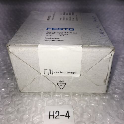 ** New Factory Sealed Festo SDE1-V1-G2-H18-C-P1-M8 Pressure Sensor 192034 # Main Image
