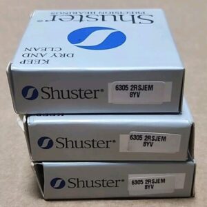 *BRAND NEW* [3] Shuster 6305-2RSJEM Deep Groove Ball Bearing 25mm ID + Warranty! - Image 2