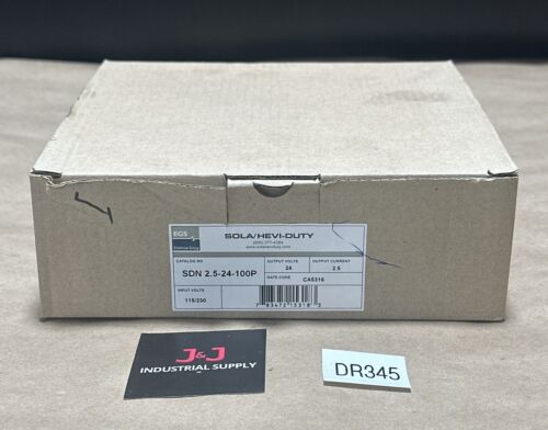 NEW OPEN BOX- EGS SOLA/Hevi-Duty SDN-2.5-24-100P OVP Power Supply + WARRANTY🇺🇸 Main Image