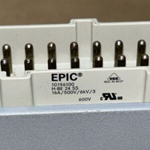 (2) HARTING HAN 24 E-F-S &(1) EPIC H-BE 24 SS INDUSTRIAL CONNECTORS 16A 500V - Image 3