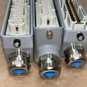 (2) HARTING HAN 24 E-F-S &(1) EPIC H-BE 24 SS INDUSTRIAL CONNECTORS 16A 500V - Image 4
