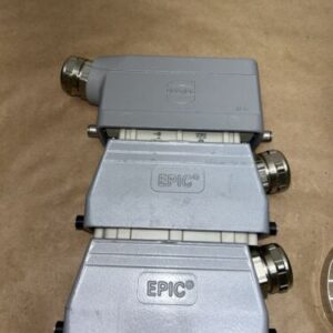 (2) HARTING HAN 24 E-F-S &(1) EPIC H-BE 24 SS INDUSTRIAL CONNECTORS 16A 500V - Image 7