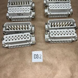(4) EPIC H-A 16 SS Female, Male Connectors Module 16 Pin 600 V (New?)+ Warranty - Image 4