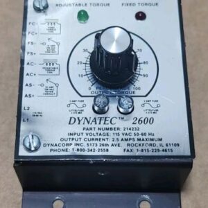 *PREOWNED* Dynacorp Dynatec 2600 Dynamic Brake Controller 214232 + Warranty! - Image 2