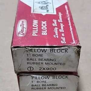 *NEW* [2] Dayton 2X900 Pillow Block Ball Bearing Rubber Mounted 1" Bore Warranty - Image 8