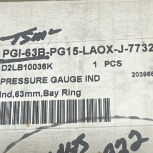 NEW- SWAGELOK Industrial Pressure Gauge 1/2β PGI-63B-PG15-LAOX-J-7732 0-15PSI - Image 3