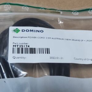*NEW* [2] Domino MT25174 2.5M Australia/NZ 2P + J ROHS Power Cord + Warranty! - Image 4