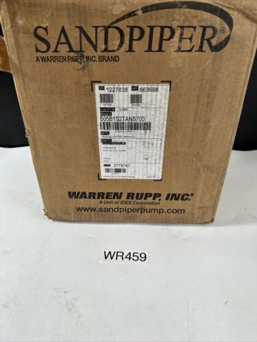 New Warren Rupp Sandpiper Stainless Diaphragm Pump s05b1s2tans700 Warranty 🇺🇸 Main Image