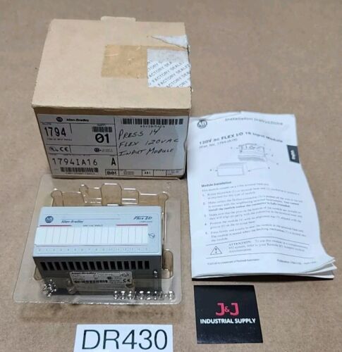 *NEW* Allen-Bradley 1794-IA16 /A 16Pt Flex I/O Input Module 120Vac + Warranty! Main Image