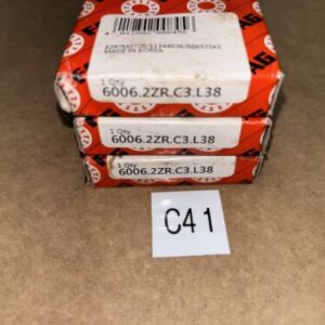 (3) FAG DEEP GROOVE BALL BEARING 6006.2ZR.C3.L38 Fast Shipping! + Warranty - Image 1