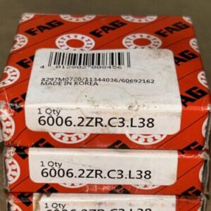 (3) FAG DEEP GROOVE BALL BEARING 6006.2ZR.C3.L38 Fast Shipping! + Warranty - Image 2