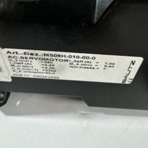Bautz Servo Motor m506h-010-00-0 Untested Fast Shipping 🇺🇸 - Image 5