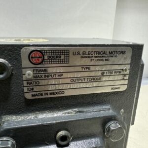 *NEW* US Motors Type HBQ Gear Box 30.1:1 Ratio 894lb-in 1.10HP 1750RPM - Image 8