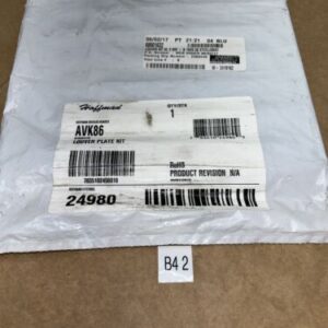HOFFMAN AVK86 Louver Plate Kit 8.19x9.50 Steel Gray Fast Shipping! + Warranty - Image 1