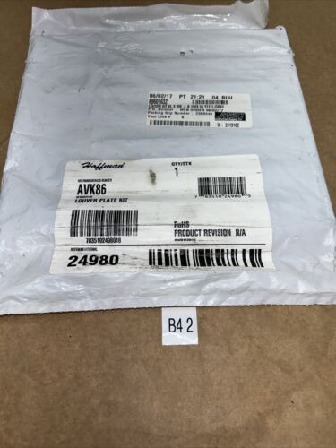HOFFMAN AVK86 Louver Plate Kit 8.19x9.50 Steel Gray Fast Shipping! + Warranty Main Image