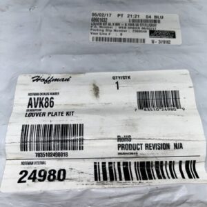 HOFFMAN AVK86 Louver Plate Kit 8.19x9.50 Steel Gray Fast Shipping! + Warranty - Image 2