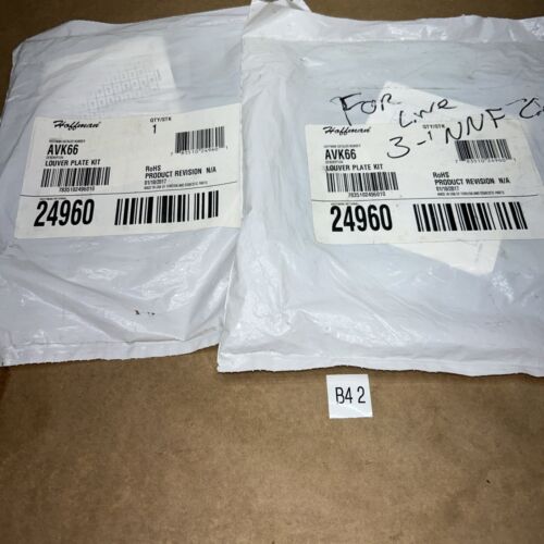 (2) HOFFMAN AVK66 LOVER PLATE KIT 7.88 X 7.50 STEEL FAST SHIPPING! + WARRANTY Main Image