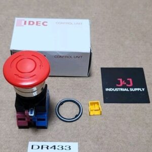 *NEW SURPLUS* Idec HW4B-V4F11-R Red Emergency Push Button 22mm + Warranty! - Image 1