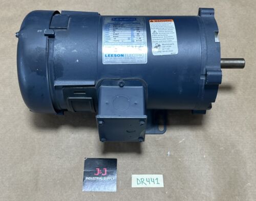 NEW NO BOX- Leeson DC Permanent Magnet Motor 108014.00 C4D17FK1J 1/2Hp 90V 🇺🇸 Main Image