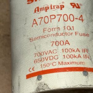 Ferraz Shawmut A70P700 -4 Semiconductor Fuse 700 Amp Fuse Fast Shipping! - Image 4