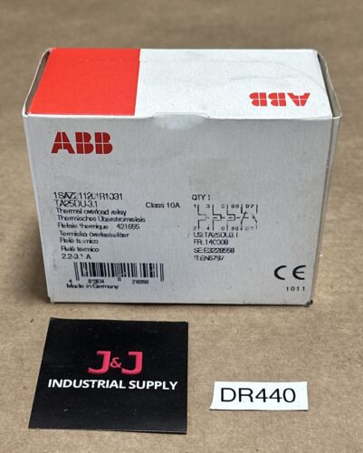 NEW- ABB Thermal Overload Relay 1SAZ211201R1031 / TA25DU-3.1 2.2-3.1A + WARRANTY Main Image