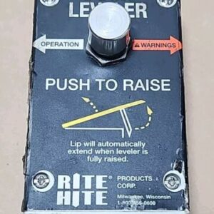 *PARTS/REPAIR* Rite Hite DOK-LOK 54025 Control Panel Red/Green & Dock Leveler - Image 12