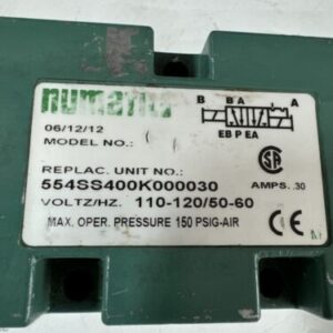 Numatics 554SS400K000030 110-120/50-60 Warranty 🇺🇸 - Image 2