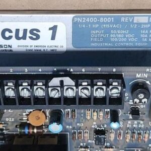 *PREOWNED* Emerson 2400-8001 Rev E Focus 1 Drive 1/2-2Hp 230Vac + Warranty! - Image 5