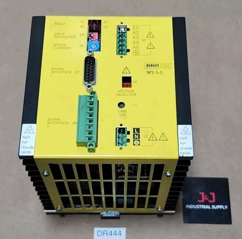 *PARTS/REPAIR* Berger Lahr WS 5-5.281-00 Servo Motor Controller 230-240V 50-60Hz Main Image