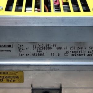 *PARTS/REPAIR* Berger Lahr WS 5-5.281-00 Servo Motor Controller 230-240V 50-60Hz - Image 8