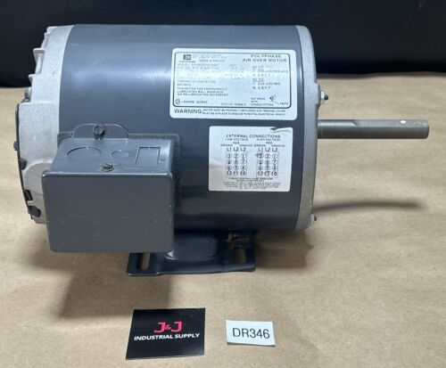 NEW - Emerson Liebert Polyphase Air Over Motor P63SYDYK-3497 3/4Hp 3~Phase 🇺🇸 Main Image
