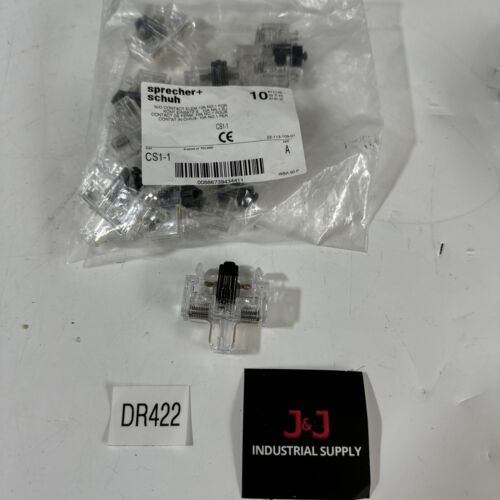 New Lot Of 10 Sprecher Schuh Contact Element CS1-1 Warranty 🇺🇸 Main Image