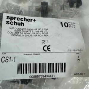 New Lot Of 10 Sprecher Schuh Contact Element CS1-1 Warranty 🇺🇸 - Image 4
